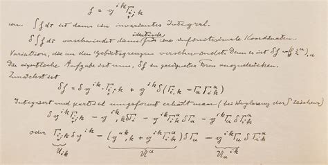 Albert Einstein Handwritten Letter with Mathematical Equations | RR