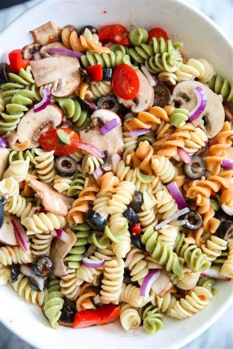 This Tri Color Pasta Salad is a very quick and easy way to add a colorful side to your lunch or ...