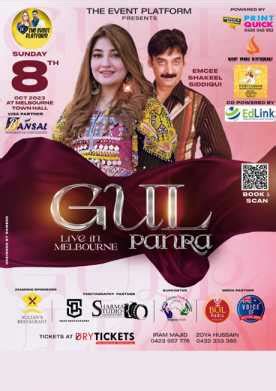 Gul Panra - Pakistani Singer - DryTickets.com.au