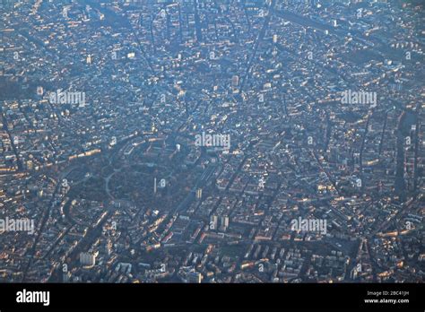 Aerial view of Milan city center from a flight Stock Photo - Alamy