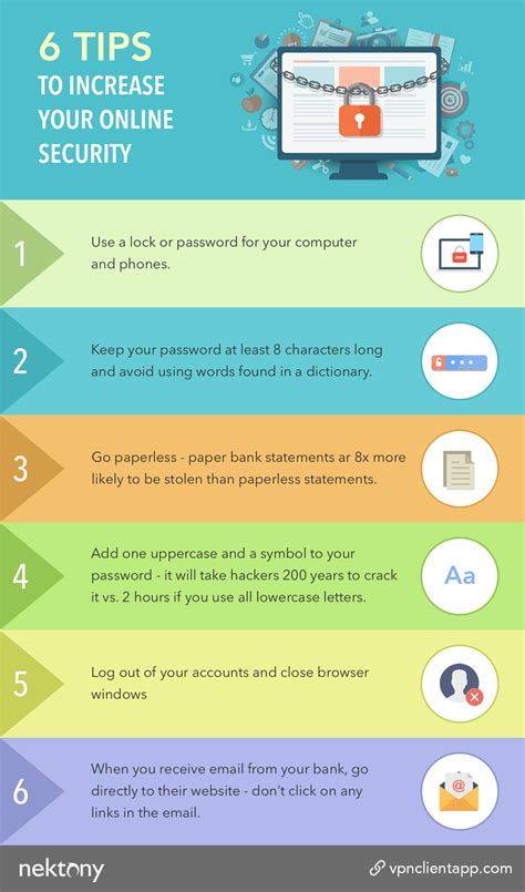 6 Tips to Increase Your Online Security | Computer security, Cyber security awareness, Online ...