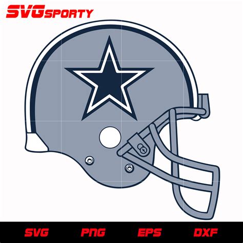 Dallas Cowboys Helmet svg, nfl svg, eps, dxf, png, digital file – SVG Sporty