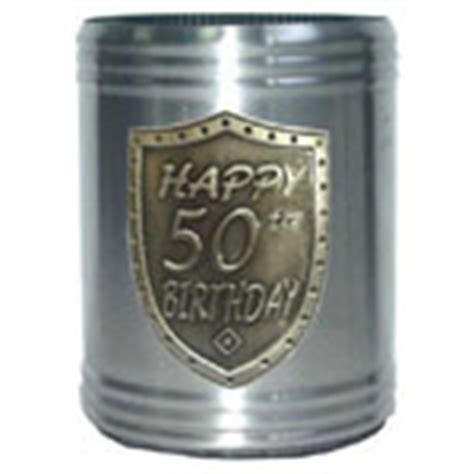 Stubby Holder with Silver badge 50th | The Party's Here