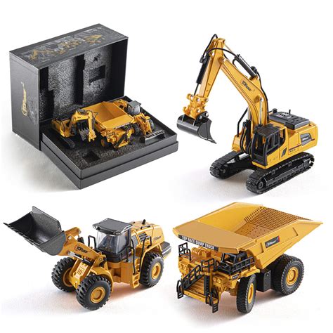 Buy Top Race 3-Piece Construction Toys - Metal Diecast Construction Set ...