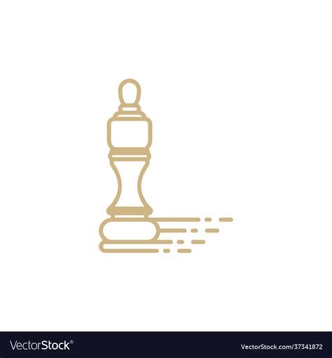 Chess logo design creative Royalty Free Vector Image