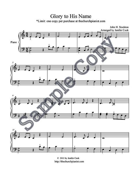 The Church Pianist » Beginner Piano Solos