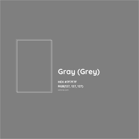 About Gray (Grey) - Color codes, similar colors and paints - colorxs.com