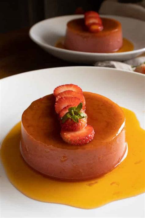 Vegan Strawberry Flan Recipe