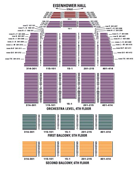 Eisenhower Hall Theatre at West Point | SEATING