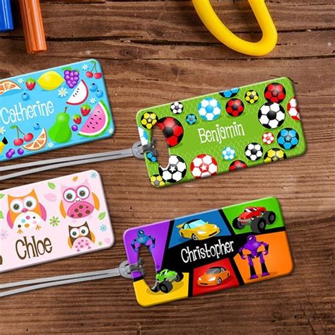 Kids Personalized Luggage Tags (Up to 71 Off) #AD | Personalized luggage, Personalized luggage ...