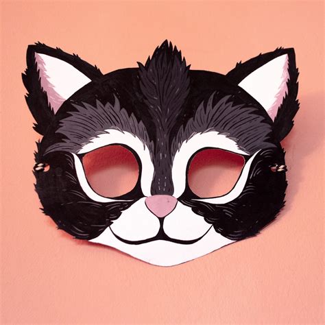 Black Cat Mask Toddler to Kid Size. Halloween Mask Kids Cat - Etsy Australia