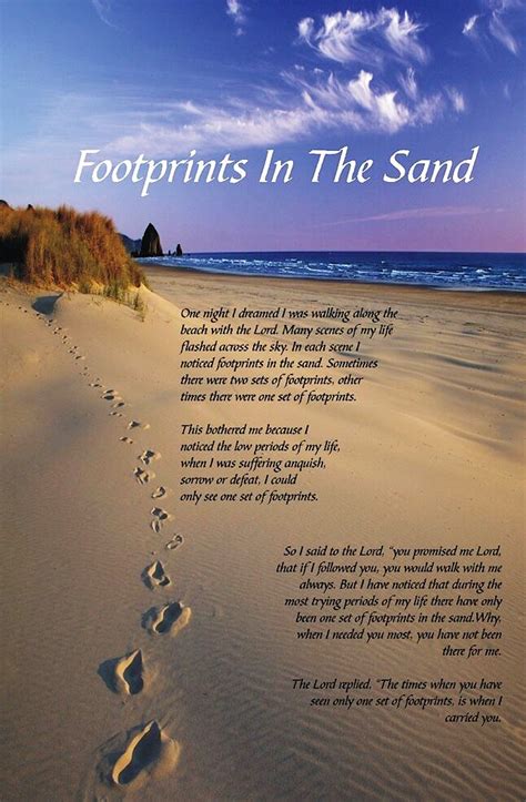 Footprints In The Sand Poem Tattoo