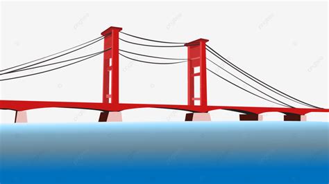 Ampera Bridge, Palembang City, Bridge, Palembang PNG and Vector with Transparent Background for ...