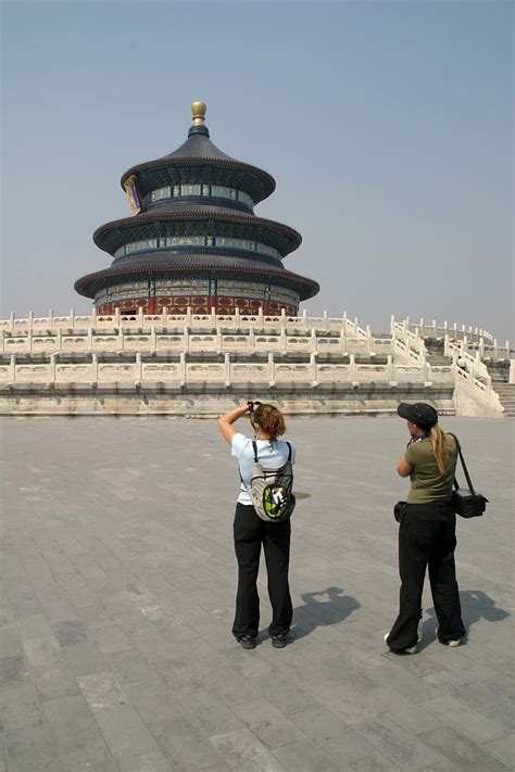 tourists, peace stamp, beijing, china, temple of heaven, places of interest | Pikist