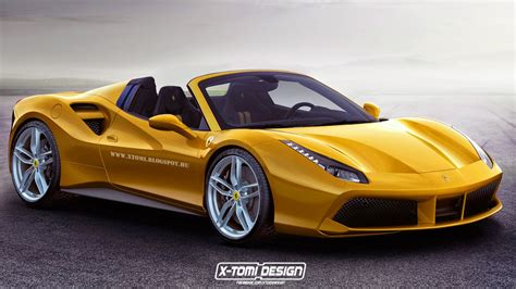 2016 Ferrari 488 GTS (GTB Spider) Rendered - autoevolution