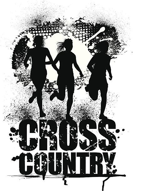 Cross Country Running Logos Clip Art