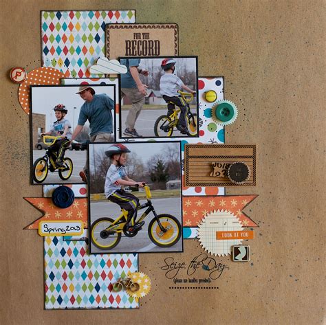 Seize the Day (please use handles provided) | Boy scrapbook layouts ...