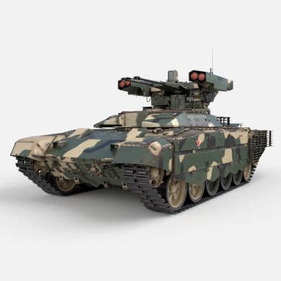 Tank Terminator Bmpt 72 Camouflage - 3D Model by Mak21