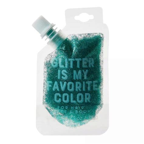 Aqua Mini Body Glitter Pouch