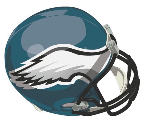 Philadelphia Eagles Helmet Logo (1996) - Green helmet with modern ...