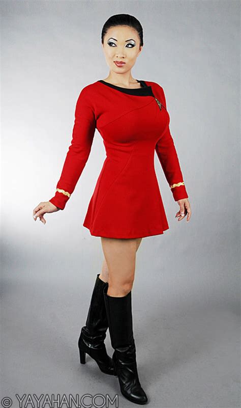 Anovos Star Trek TOS Red Dress by yayacosplay on @DeviantArt | Star trek cosplay, Star trek ...