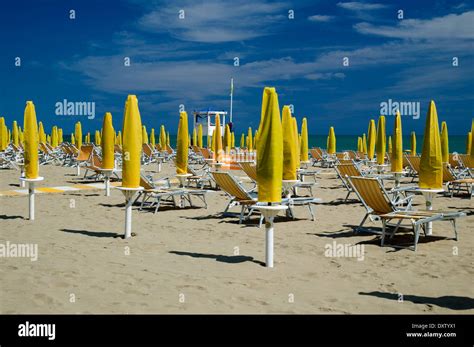 Caorle beach on the Veneto's Adriatic coast, Italy Stock Photo - Alamy