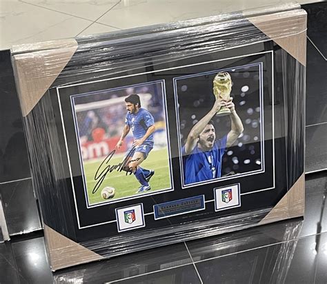 Professionally Framed Gennaro Gattuso Signed 2006 World Cup Winner ...