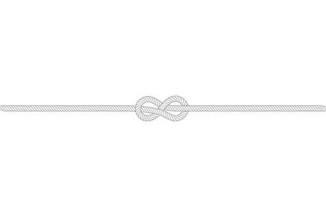 Nautical rope border with marine. SVG PNG EPS JPG (3018609)