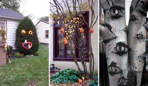 Top 21 Creepy Ideas to Decorate Outdoor Trees for Halloween