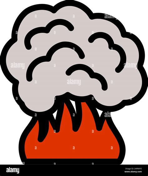 Fire And Smoke Icon Stock Vector Image & Art - Alamy