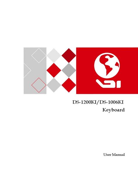 DS-1200KI/DS-1006KI Keyboard: User Manual | PDF | Computer Keyboard | Ip Address