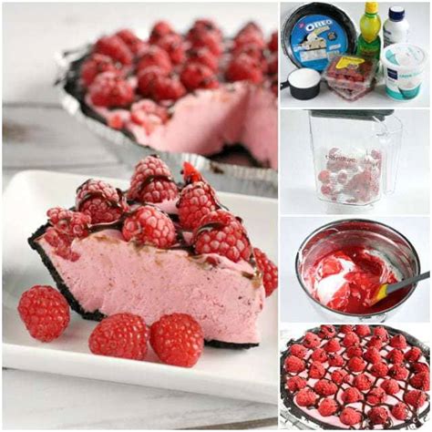 RASPBERRY ICE CREAM PIE - Butter with a Side of Bread