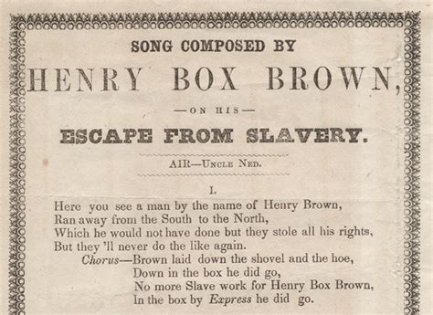 The story of Henry “Box” Brown - Past Times History