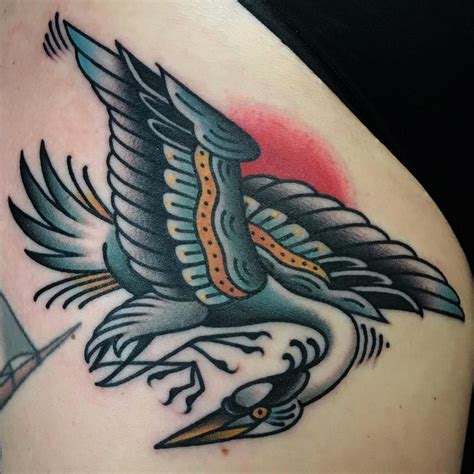 Great Blue Heron Tattoo Traditional | Heron tattoo, Tattoos, Crane tattoo