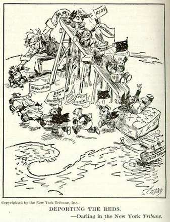 Xenophobia - Red Scare of 1920's