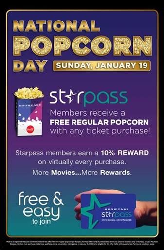 National Popcorn Day Deals from Doc Popcorn, Showcase Cinemas, Epic ...