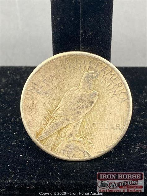 Iron Horse Auction - Auction: October Coin Auction ITEM: 1922 Peace ...