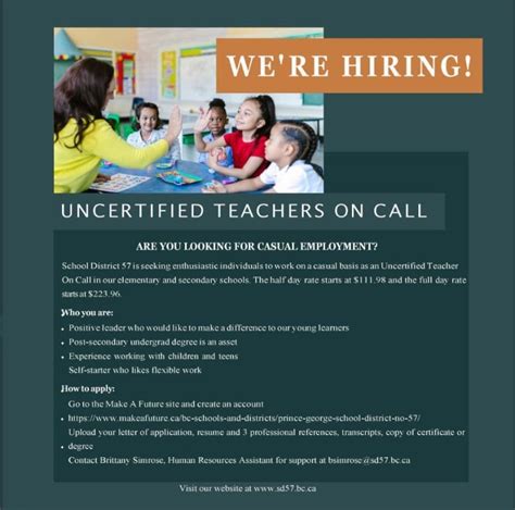 District's job ad seeking uncertified teachers sparks urgent calls to solve B.C.'s shortage of ...