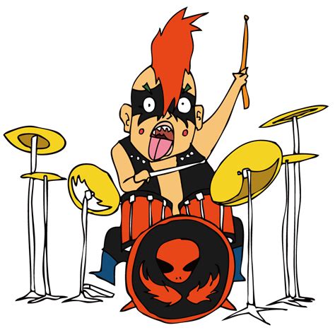 Drums Illustration - Crazy drummer png download - 1000*1000 - Free Transparent png Download ...