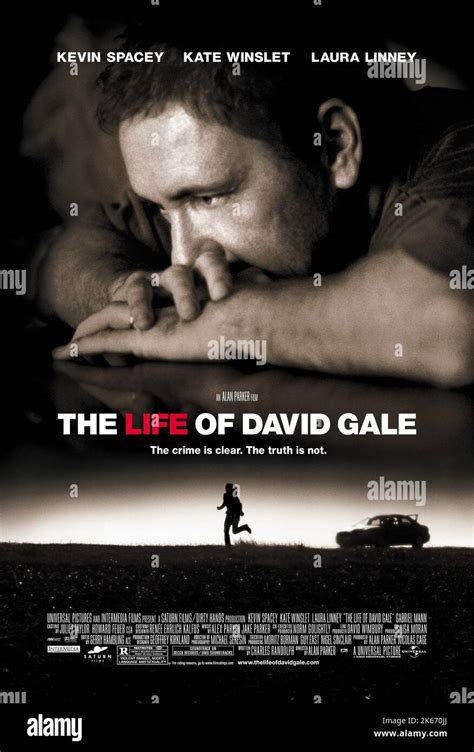 KEVIN SPACEY, KATE WINSLET FILM ARTWORK, THE LIFE OF DAVID GALE, 2003 ...