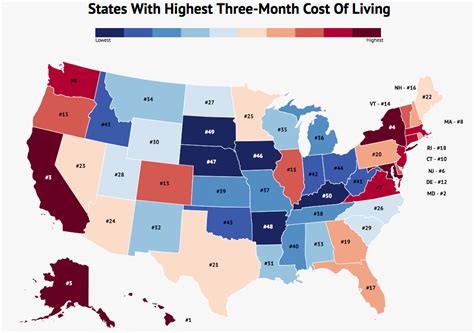 Cost Of Living By State Map 2024 Map Of World | Images and Photos finder