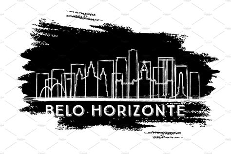 Belo Horizonte Brazil City Skyline | Work Illustrations ~ Creative Market