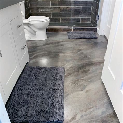 Metallic Epoxy Bathroom Floor – Flooring Ideas