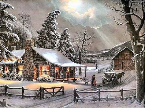 Christmas Scenery, Winter Scenery, Country Christmas, Christmas Pictures, Christmas Art, Winter ...