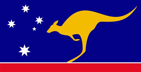 In 2000, Yahoo Serious released this proposal for a new Australian flag ...