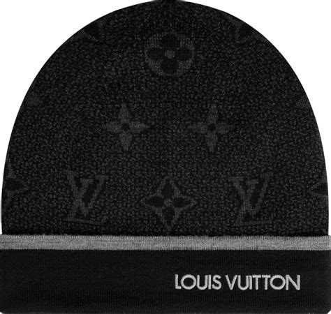 Louis Vuitton Black 'My Monogram Eclipse' Beanie | INC STYLE