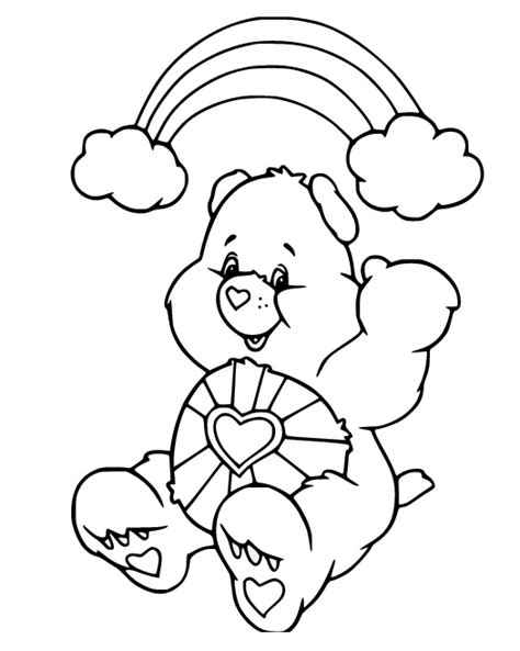 True Heart Care Bear Coloring Pages