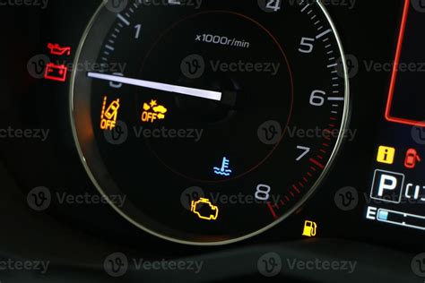 warning light engine in car dashboard 21698832 Stock Photo at Vecteezy