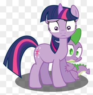 My Little Pony Spike And Twilight Kiss - Twilight Sparkle X Spike - Free Transparent PNG Clipart ...