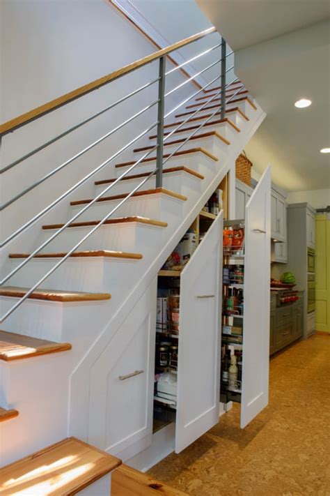 55 Amazing space-saving kitchens under the stairs